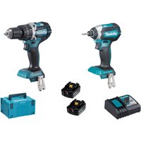 Makita DLX2180TJ 18v LXT Cordless Brushless Combi Drill and Impact Driver Kit