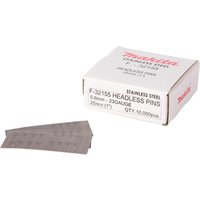 Makita 23 Gauge Stainless Steel Headless Mini Pins