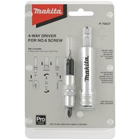 Makita Professional 4 Way Drill and Screwdriver Bit