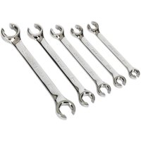 Sealey 5 Piece Flare Nut Spanner Set Metric