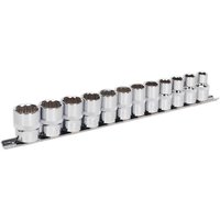 Sealey 12 Piece 1/2" Drive Bi Hexagon WallDrive Socket Set Metric