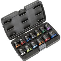 Sealey 13 Piece 1/2" Drive Lock On Impact Socket Set