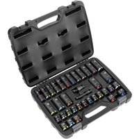Sealey 36 Piece 3/8" Drive Colour Coded Impact Socket Set