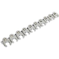 Sealey 10 Piece 3/8" Drive Crow Foot Spanner Set