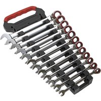 Sealey 12 Piece Reversible Ratchet Combination Spanner Set