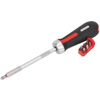 Sealey Platinum Series Fine Tooth Ratchet Screwdriver and 7 Piece Bit Set
