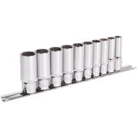 Sealey 10 Piece 3/8" Drive Deep Total Drive Spline Torx Socket Set