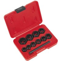 Sealey 10 Piece Spanner Type Bolt Extractor Set