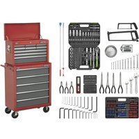 Sealey American Pro 14 Drawer Roller Cabinet and Tool Chest + 239 Piece Tool Kit