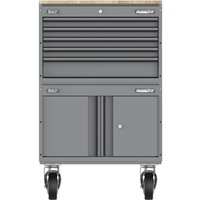 Sealey Superline Pro Connect 5 Drawer Wood Worktop Roller Cabinet Combo