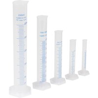 Sealey 5 Piece Graduated Measuring Cylinder Set