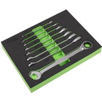 Siegen 8 Piece Ratchet Combination Spanner Set Imperial