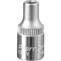 Sealey 1/4" Drive Hexagon WallDrive Socket Metric