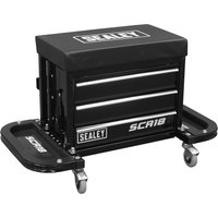 Sealey Mechanics Rolling Tool Box Seat Black