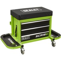 Sealey Mechanics Rolling Tool Box Seat Green