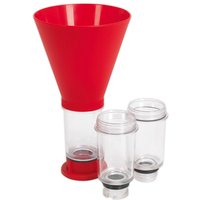 Sealey VS7101 4 Piece Engine Oil Funnel for BMW, Fiat, Ford, Mazda, Mercedes, Toyota/Lexus, VAG