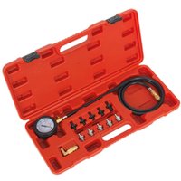 Sealey 12 Piece Oil Pressure Test Kit