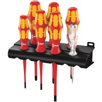 Wera 160I 7 Piece Kraftform Plus VDE Insulated Slimline Screwdriver Set