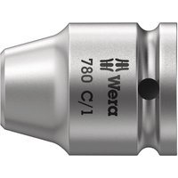 Wera 780C/1S Extra Strong 1/2" Square Drive to 1/4" Hex Screwdriver Bit Holder