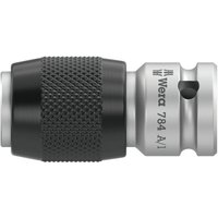 Wera 784A/1 1/4" Square Drive to 1/4" Hex Screwdriver Bit Holder