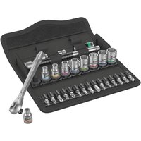 Wera 8100 SA10 Zyklop 28 Piece 1/4" Drive Socket Set and Bit Set