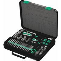 Wera 8100 SA/SC2 Zyklop 43 Piece 1/4" and 1/2" Drive Ratchet Set