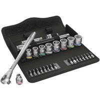 Wera 8100 SB7 Zyklop 29 Piece 3/8" Drive Socket and Bit Set