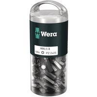 Wera 850/1Z Extra Tough Pozi Screwdriver Bits PZ1 25mm Pack of 100