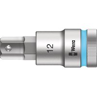 Wera 8740C HF Zyklop 1/2" Drive Hexagon Socket Bit Metric