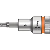 Wera 8740C HF Zyklop 1/2" Drive Hexagon Socket Bit Metric