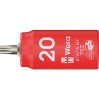 Wera 8767 A HF Zyklop VDE Insulated 1/4" Drive Torx Bit Socket
