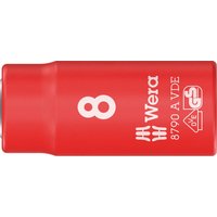 Wera 8790 A Zyklop VDE Insulated 1/4" Drive Hexagon Socket