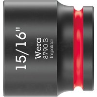 Wera 8790 B Zyklop 3/8" Drive Hexagon Impaktor Socket Imperial