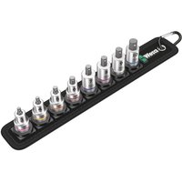 Wera 9 Piece 3/8 Drive Zyklop 2 In-Hex HF Bit Socket Set