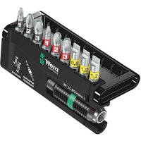 Wera 10 Piece Bit-Check BiTorsion Screwdriver Bit and Holder Set