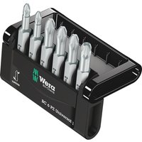 Wera 6 Piece Mini-Check Pozi Screwdriver Bit Set