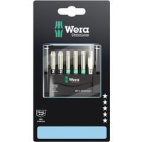 Wera 6 Piece Stainless Steel Screwdriver Bit Set