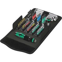 Wera 52 Piece Kraftform Kompakt 100 Screwdriver Service Bit Set