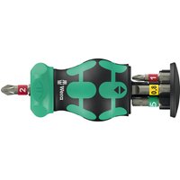 Wera Kraftform Kompakt 6 Piece Stubby Magazine Ratchet Screwdriver Set
