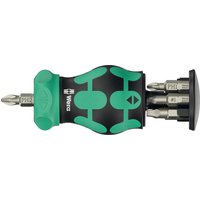 Wera Kraftform Kompakt 6 Piece Stubby Magazine Ratchet Screwdriver Set