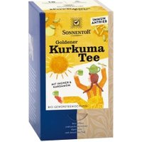 Goldener Kurkuma-Tee mit Ingwer & Kardamom im Beutel Kaffee, Tee & Kakao Gewürztee