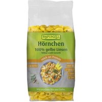 Hörnchen aus gelben Linsen Nudeln & Reis  Pasta-Spezialitäten