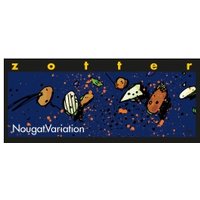Milchschokolade mit Mandel- & Haselnussnougat, handgeschöpft Süßigkeiten & Knabbern Zotter-Schokolade