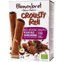 Keksrollen Crousty Roll mit Kakao-Haselnuss-Creme, glutenfrei Süßigkeiten & Knabbern Kekse & Gebäck