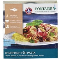 Thunfisch mit Olive, Kapern & Tomate für Pasta Fisch Fischkonserven