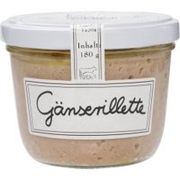 Gänserillette Wurst Wurstkonserven