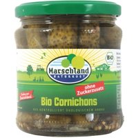 Cornichons ohne Zuckerzusatz im Glas Obst, Gemüse & Eier Gemüsekonserven