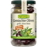 Grüne & Kalamata-Oliven ohne Stein mit Kräutern, geölt Feinkost & Aufstriche Antipasti