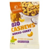 Cashewkerne mit Kokos & Curry Nüsse & Trockenfrüchte Nüsse
