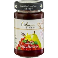 Wildpreiselbeeren mit Birnen & Vanille aus Bayern im Glas Obst, Gemüse & Eier Fruchtkonserven